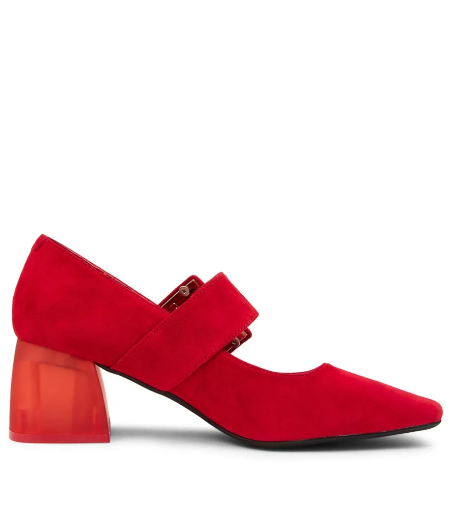 milsom_red_suede_heels_3.webp Milsom Red Suede Heels<DJANGO & JULIETTE Best Sale