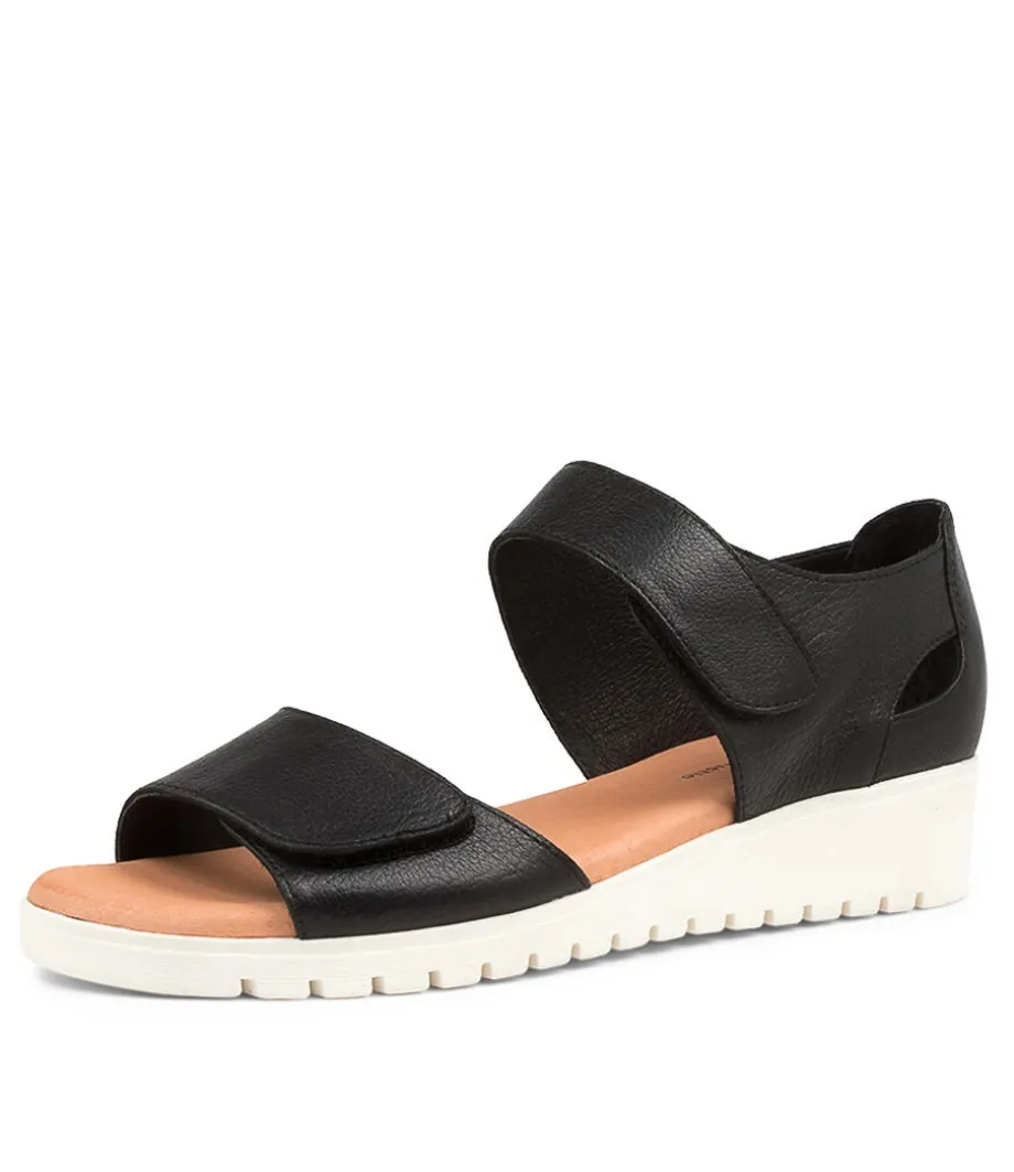 Monte Dj Black White Sole Leather<DJANGO & JULIETTE New