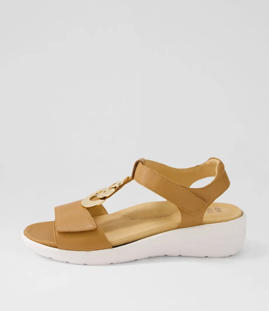 Navvon Xw Dark Tan Leather Sandals<ZIERA Outlet