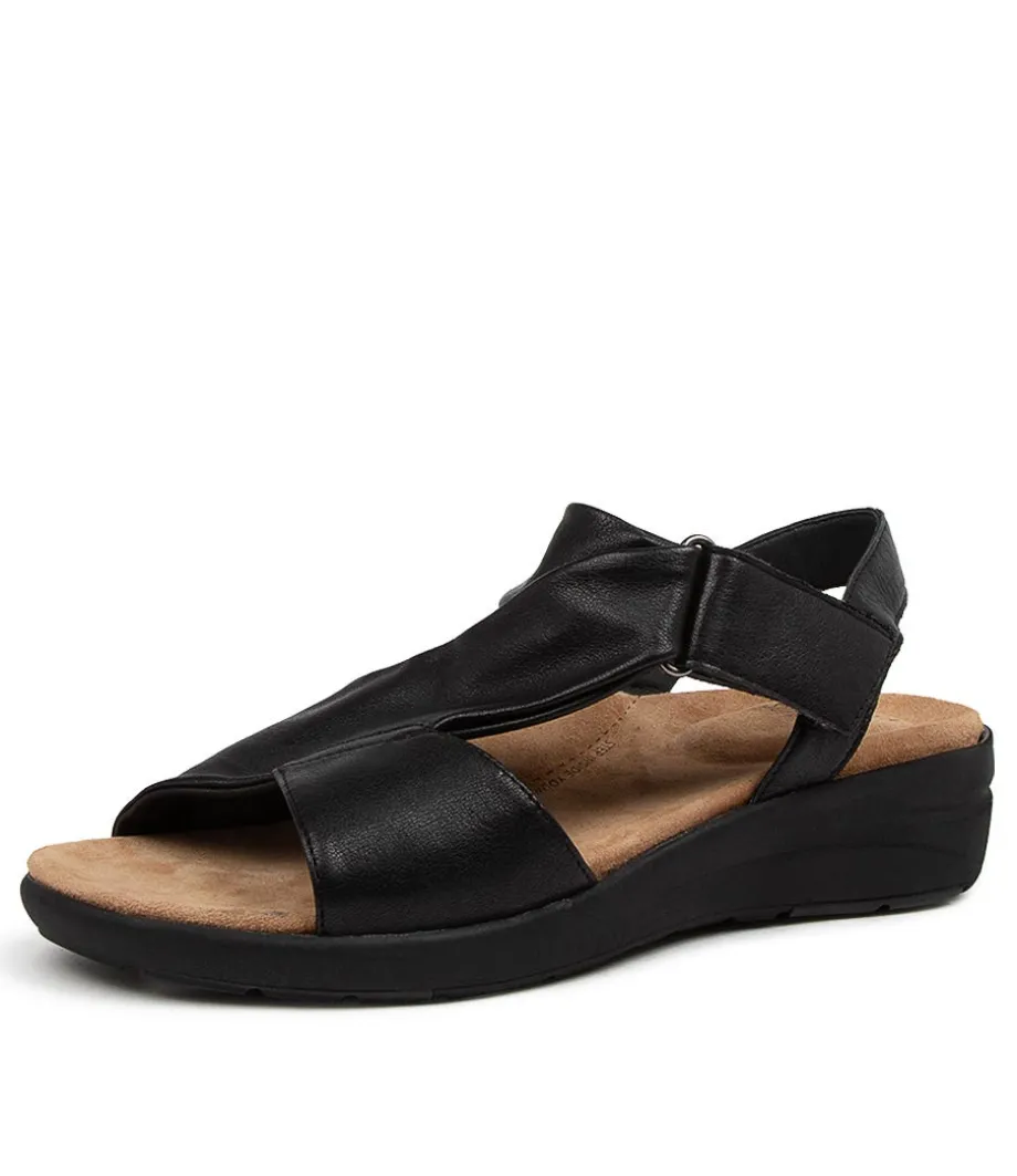 Nazly Xw Black-Black Leat<ZIERA Outlet