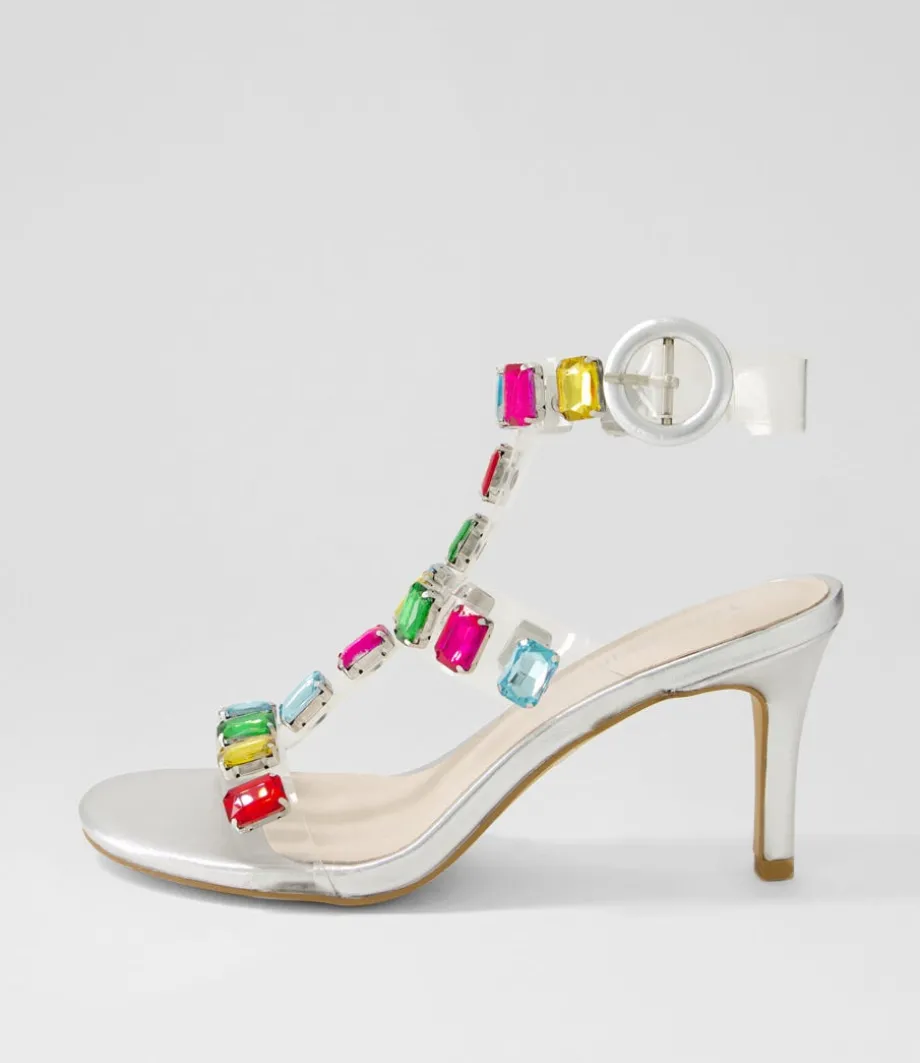 Niamah Silver Bright Multi Sandals<TOP END Outlet