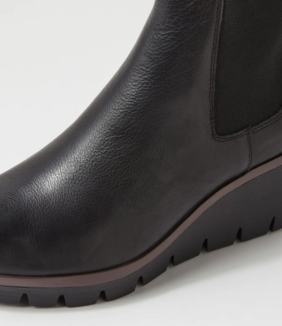 niddle_black_leather_ankle_boots_4.webp Niddle Black Leather Ankle Boots<DJANGO & JULIETTE Best