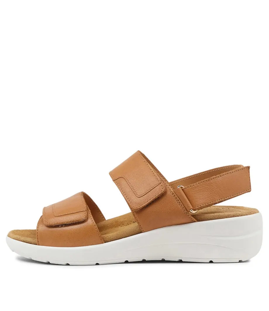 Nyle Xw Tan Leather Sandals<ZIERA Hot