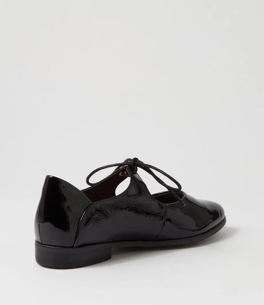 oceany_xf_black_wrinkle_patent_flat_shoes_2.webp Oceany Xf Black Wrinkle Patent Flat Shoes<ZIERA Shop