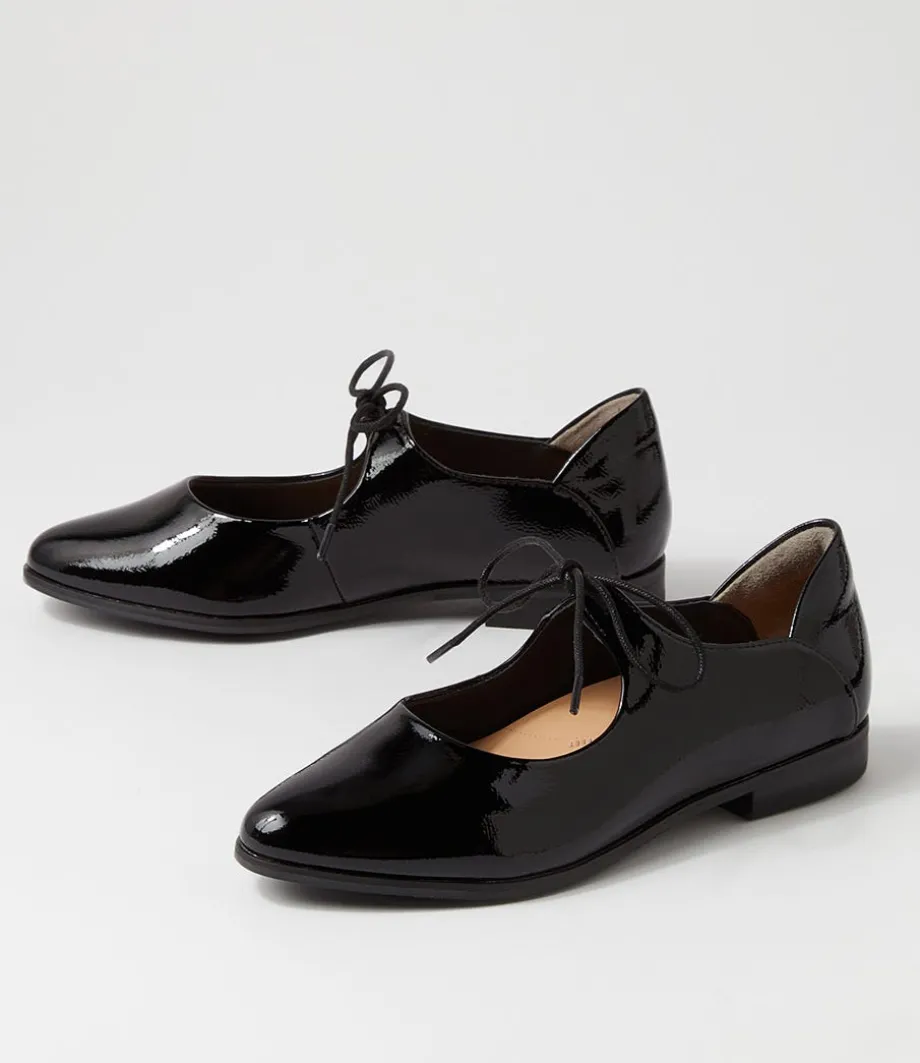 oceany_xf_black_wrinkle_patent_flat_shoes_4.webp Oceany Xf Black Wrinkle Patent Flat Shoes<ZIERA Shop