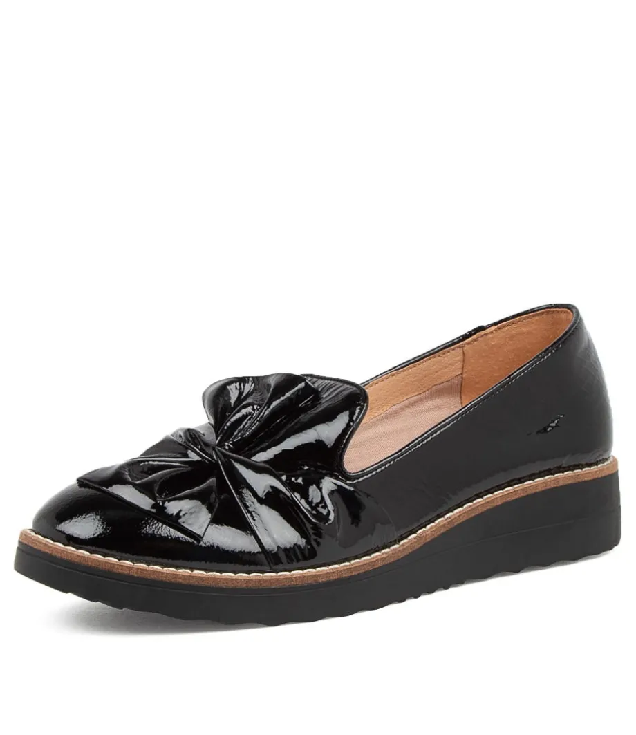 Oclem Black Patent Leather Shoes Black Sole<TOP END Shop