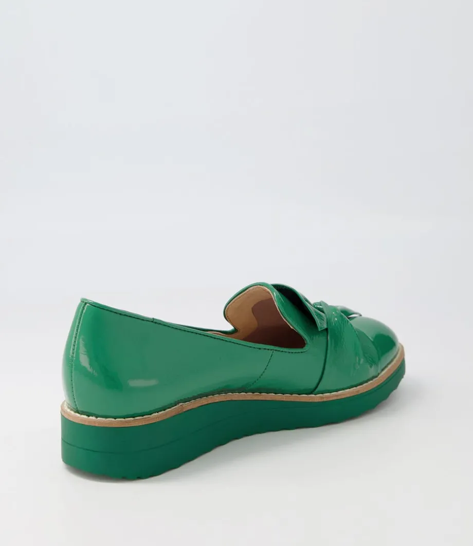 oclem_dark_emerald_patent_leather_loafers_2.webp Oclem Dark Emerald Patent Leather Loafers<TOP END Discount