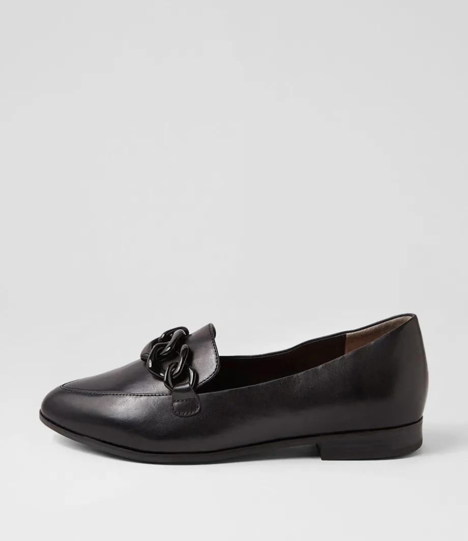 Olange Xw Black Leather Loafers<ZIERA Outlet