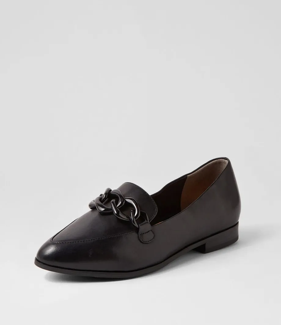 Olange Xw Black Leather Loafers<ZIERA Outlet