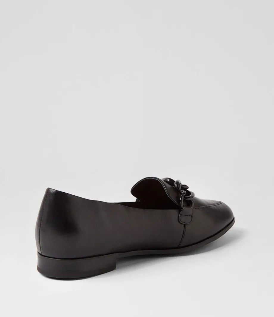 olange_xw_black_leather_loafers_2.webp Olange Xw Black Leather Loafers<ZIERA Outlet