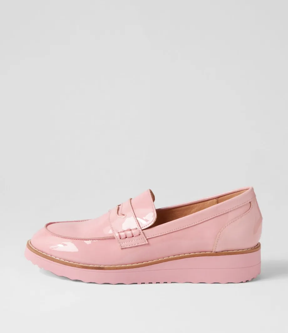 Oley Pink Patent Leather Loafers<TOP END Fashion