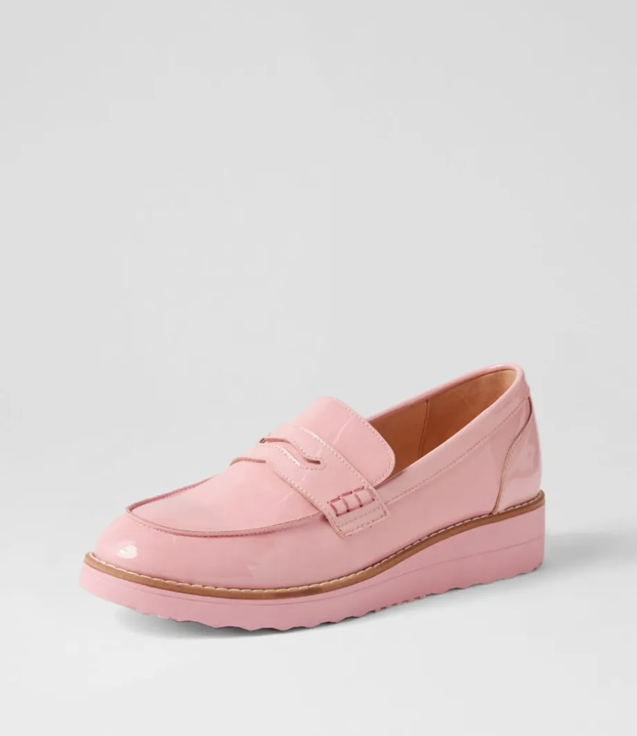Oley Pink Patent Leather Loafers<TOP END Fashion