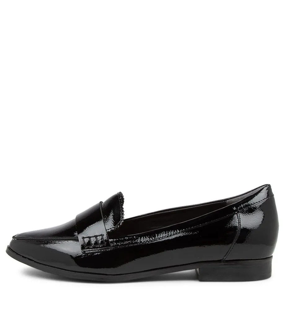 Oreta Xw Black Patent Leather Loafers<ZIERA Flash Sale