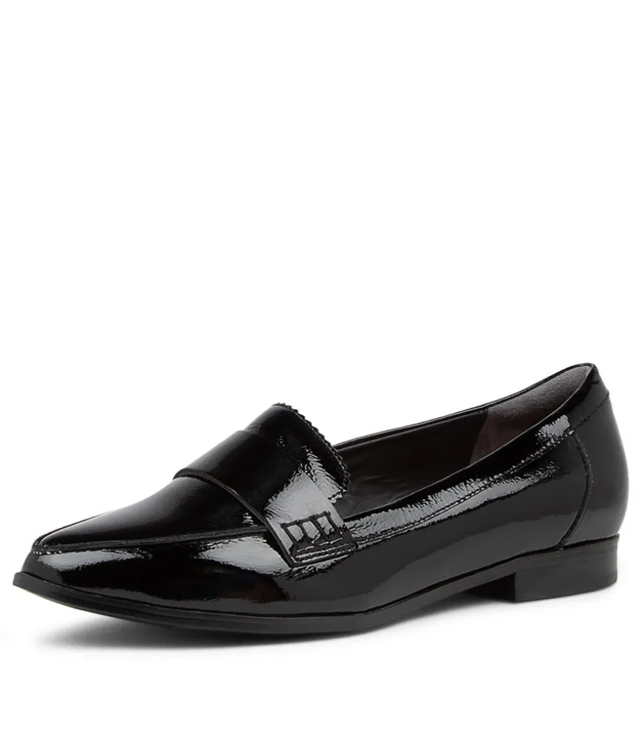 oreta_xw_black_patent_leather_loafers_1.webp Oreta Xw Black Patent Leather Loafers<ZIERA Flash Sale