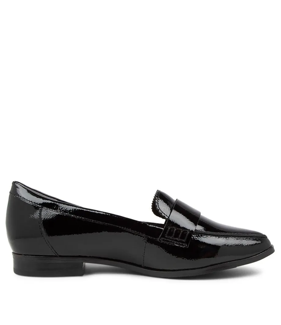 oreta_xw_black_patent_leather_loafers_3.webp Oreta Xw Black Patent Leather Loafers<ZIERA Flash Sale