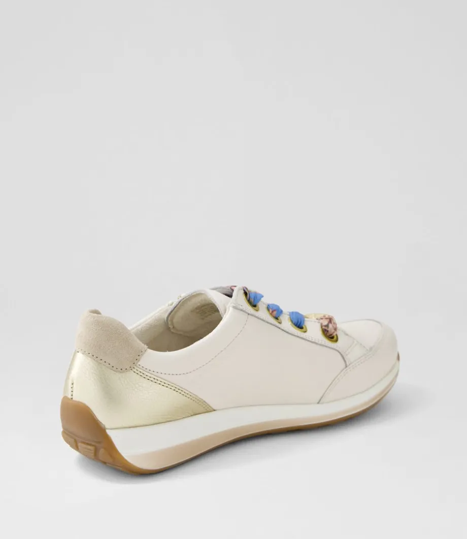 osaka__creme_shell_platinum_leather_sneakers_2.webp Osaka 87 Creme Shell Platinum Leather Sneakers<ARA Discount
