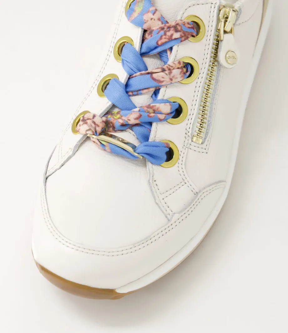 osaka__creme_shell_platinum_leather_sneakers_3.webp Osaka 87 Creme Shell Platinum Leather Sneakers<ARA Discount