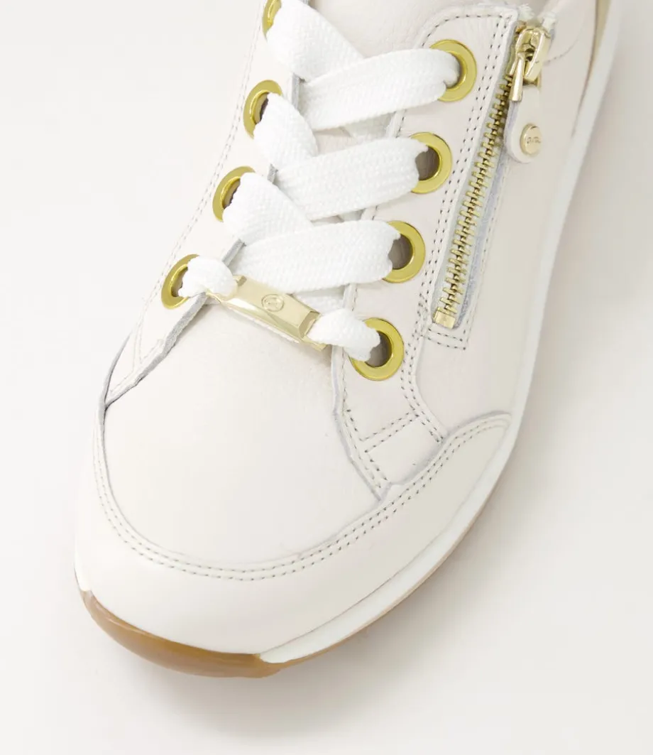 osaka__creme_shell_platinum_leather_sneakers_4.webp Osaka 87 Creme Shell Platinum Leather Sneakers<ARA Discount
