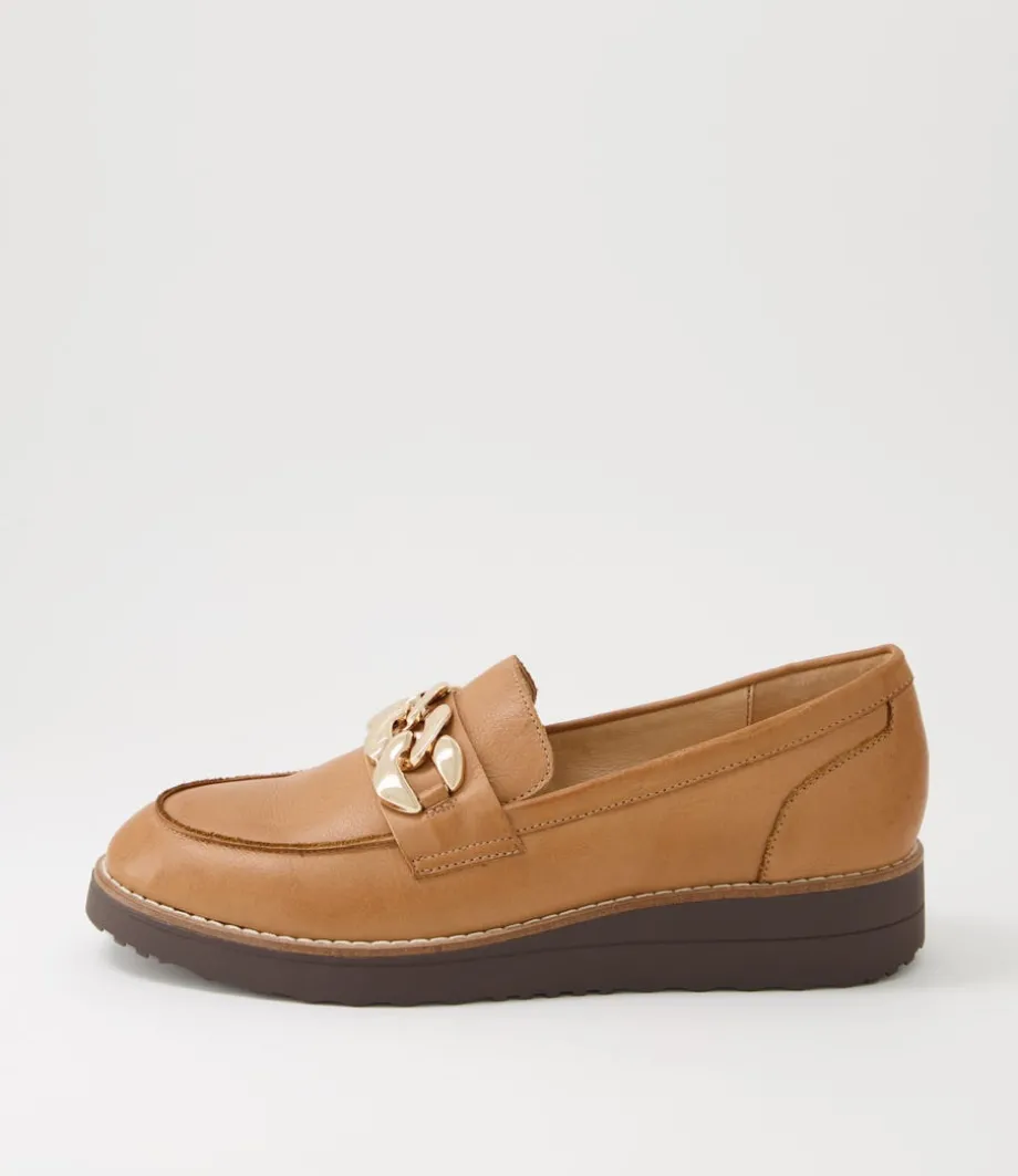 Ozama Dark Tan Choc Leather Loafers<TOP END Cheap