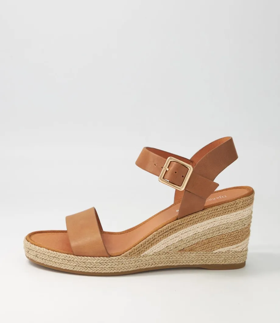Pakko Tan Natural Multi Leather Espadrilles<DJANGO & JULIETTE Best Sale