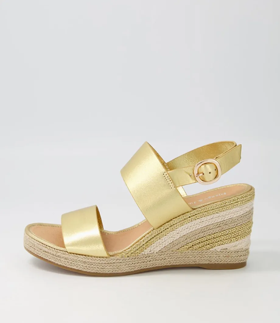 Pama Gold Multi Leather Espadrilles<DJANGO & JULIETTE Discount