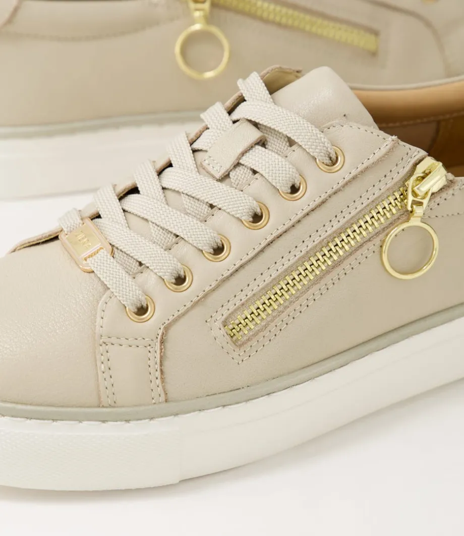 pamela_xf_almond_leather_sneakers_4.webp Pamela Xf Almond Leather Sneakers<ZIERA Shop