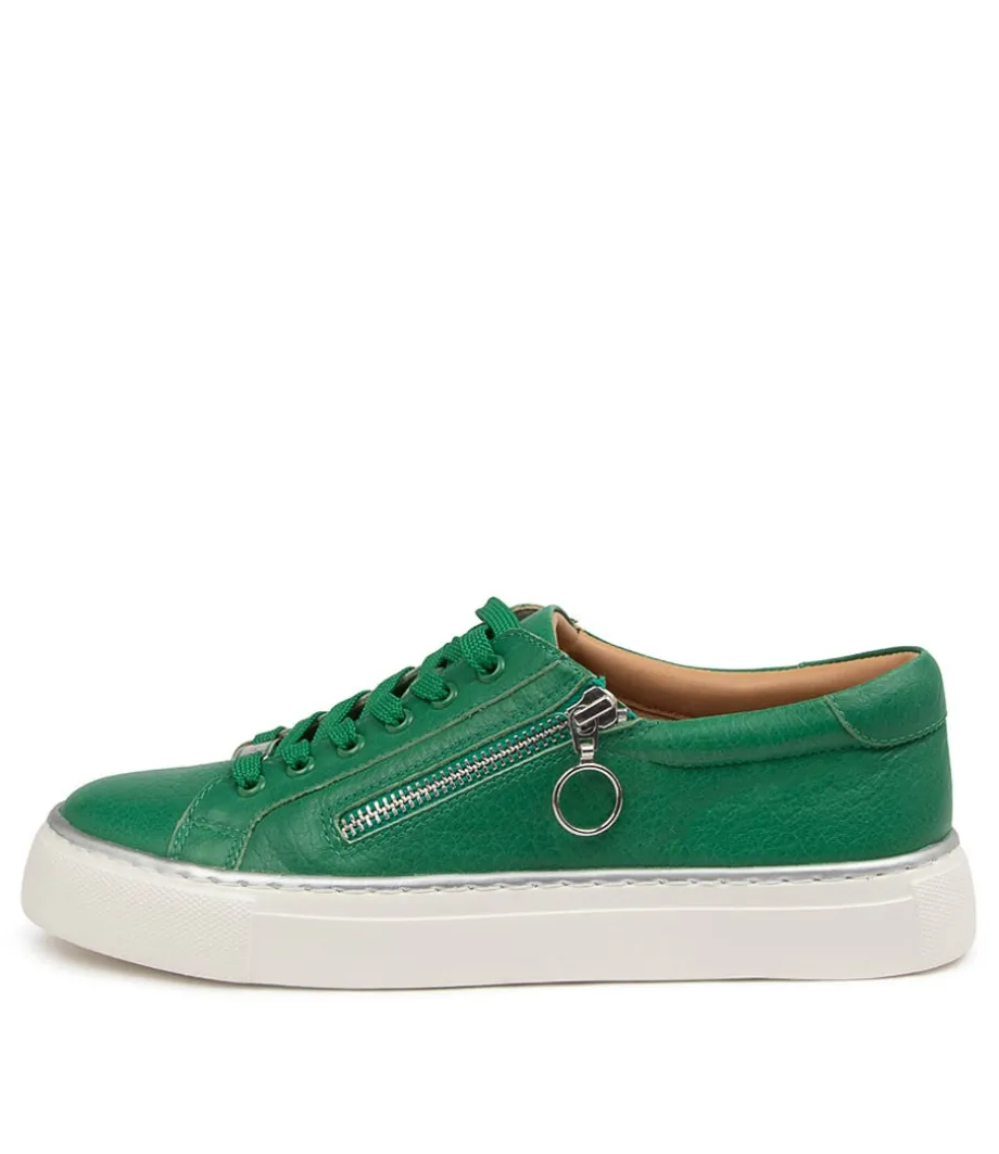 Pamela Xf Emerald Leather<ZIERA Flash Sale