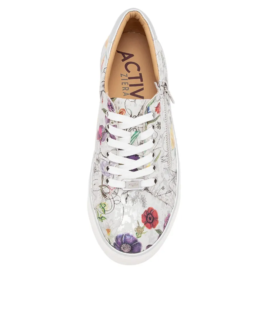 pamela_xf_white_fields_leather_sneakers_4.webp Pamela Xf White Fields Leather Sneakers<ZIERA Online