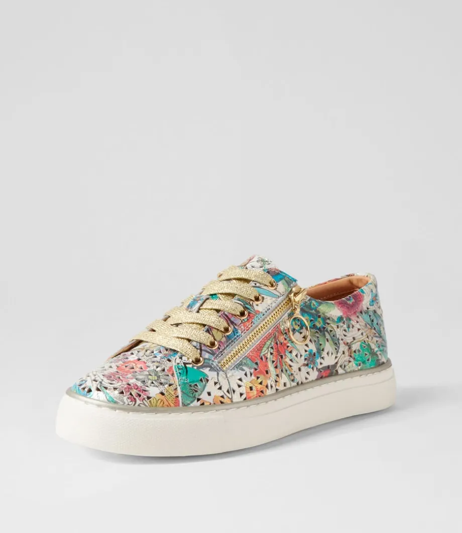 Pandoe Xf Spring Garden Leather Sneakers<ZIERA Online
