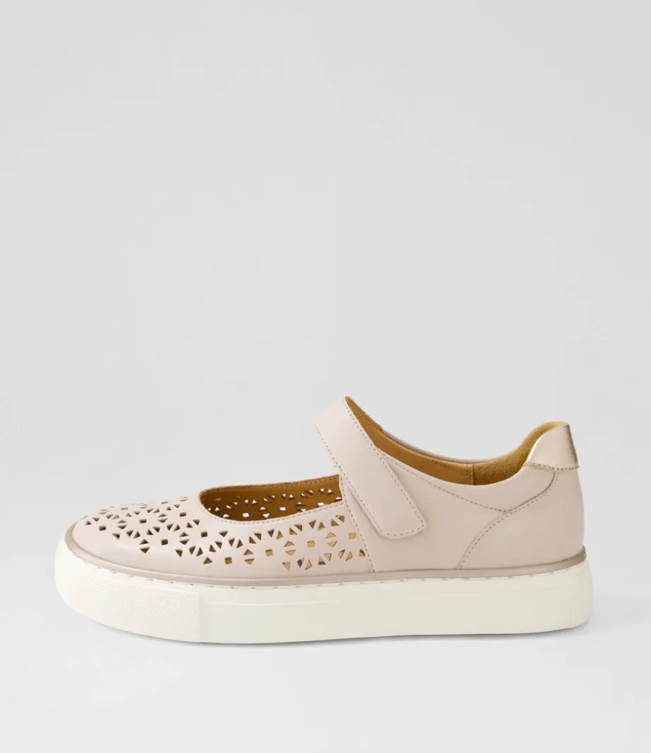 Pannah Xf Dusty Pink Rose Gold Leather Mary Janes<ZIERA Hot