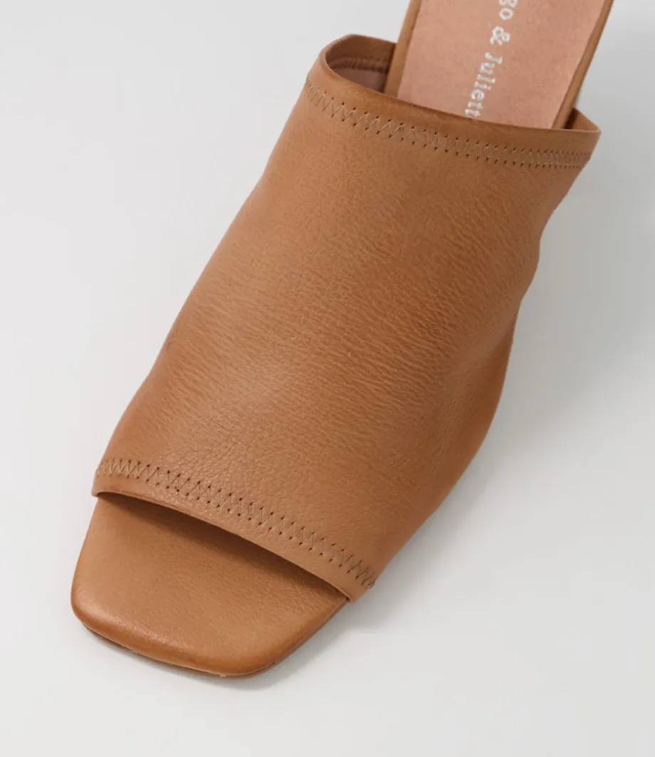 pantry_tan_leather_mules_3.webp Pantry Tan Leather Mules<DJANGO & JULIETTE Sale