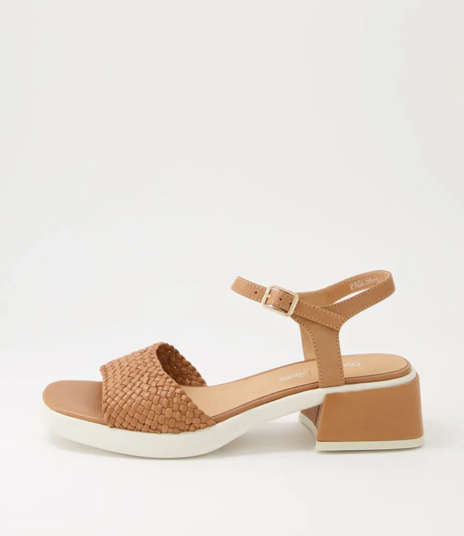Pascha Tan Weave Leather Sandals Ws<DJANGO & JULIETTE Best