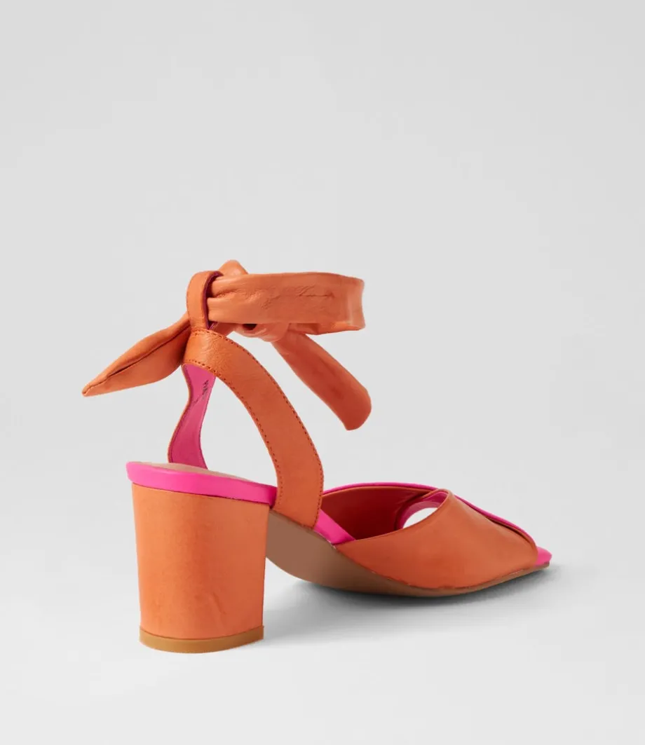pavoom_hot_pink_bright_orange_leather_sandals_2.webp Pavoom Hot Pink Bright Orange Leather Sandals<DJANGO & JULIETTE Best Sale