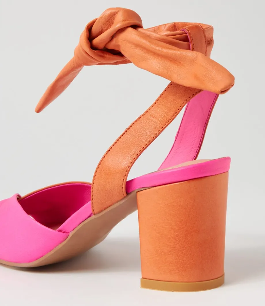 pavoom_hot_pink_bright_orange_leather_sandals_4.webp Pavoom Hot Pink Bright Orange Leather Sandals<DJANGO & JULIETTE Best Sale