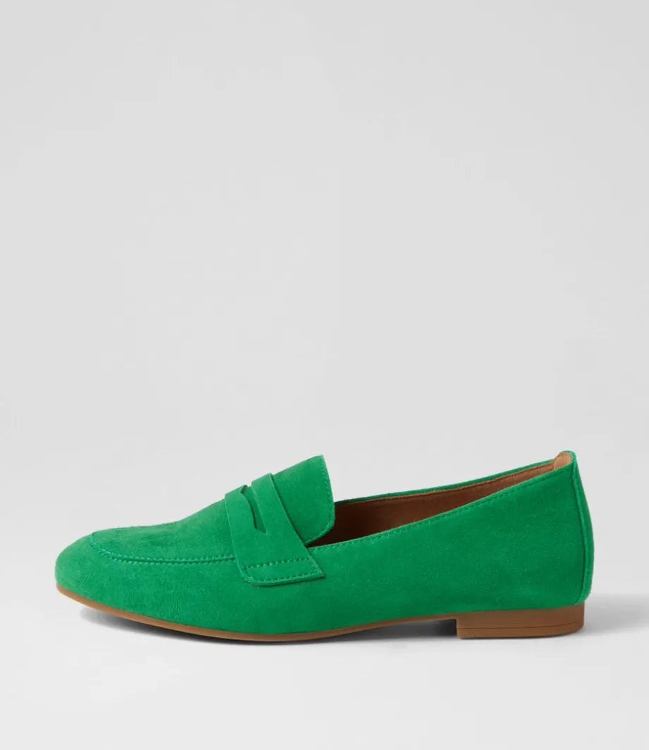 Phoebe Verde Suede Loafers<GABOR Hot