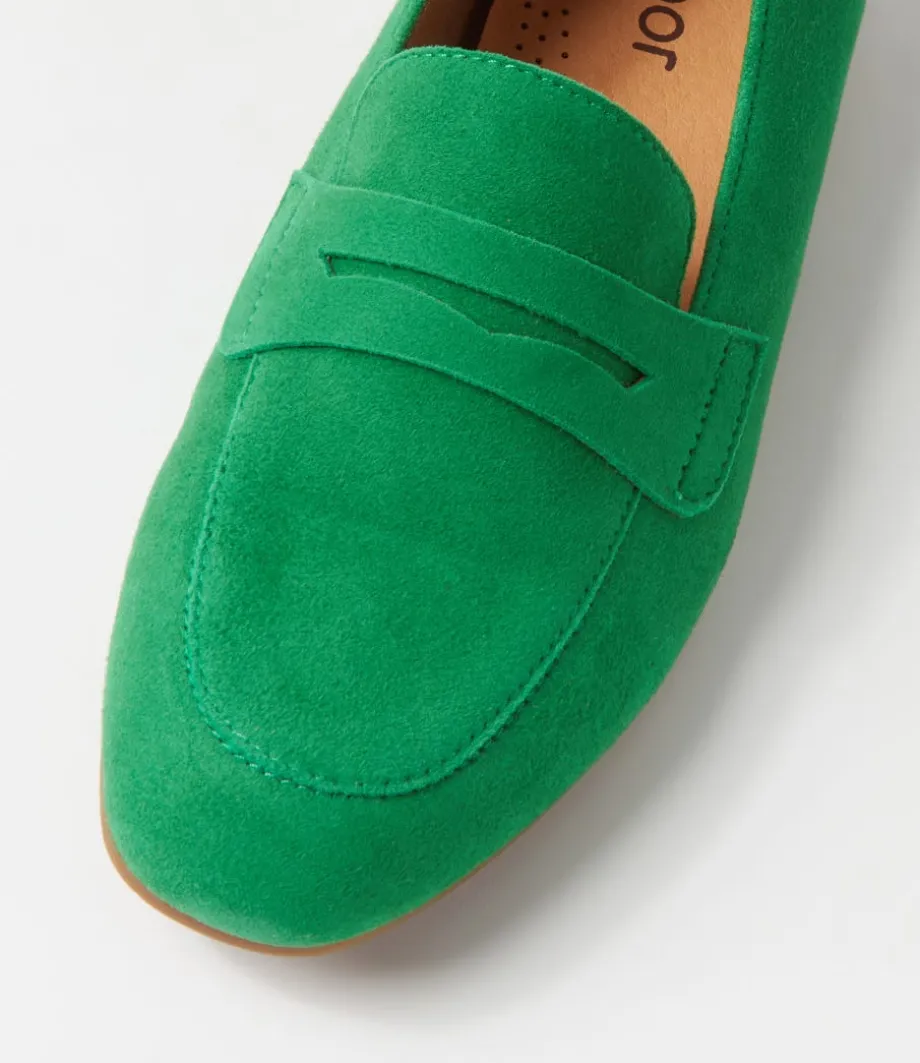 phoebe_verde_suede_loafers_3.webp Phoebe Verde Suede Loafers<GABOR Hot