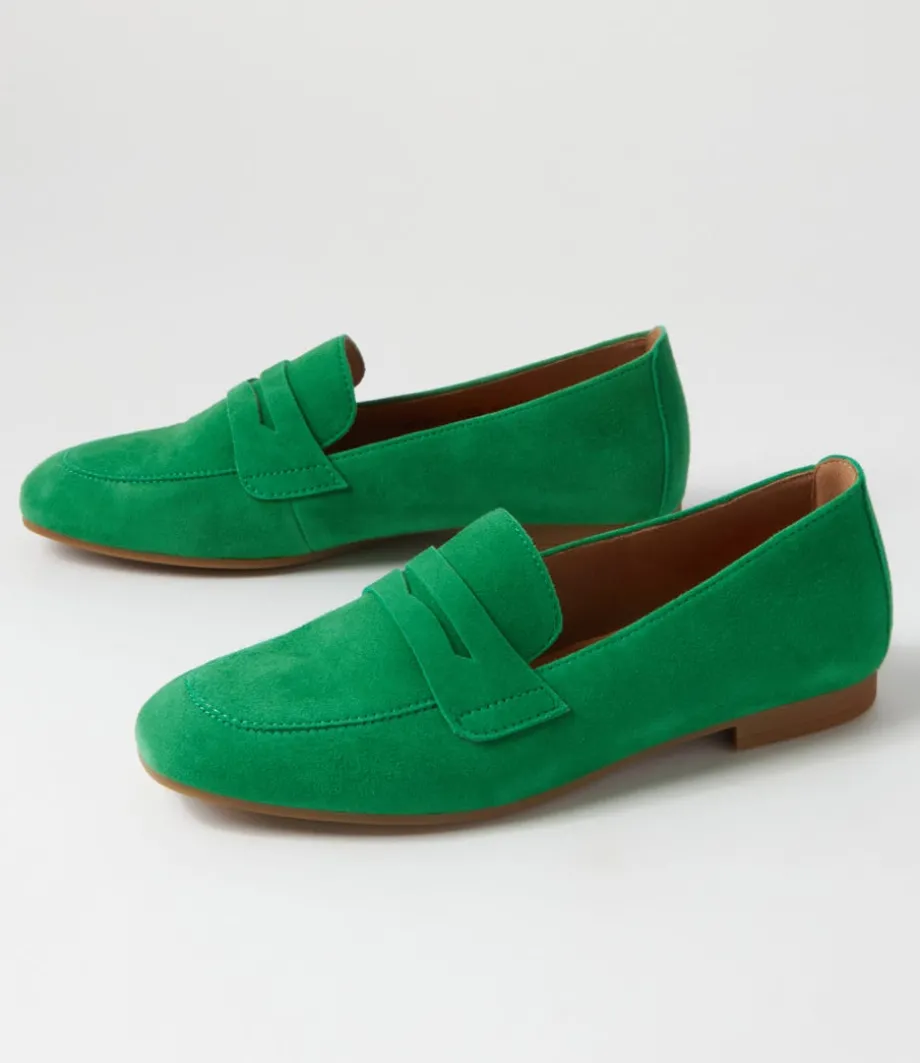 phoebe_verde_suede_loafers_4.webp Phoebe Verde Suede Loafers<GABOR Hot