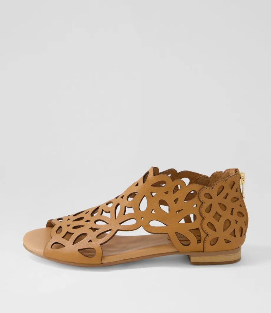 Pietro Tan Leather Sandals<DJANGO & JULIETTE Cheap