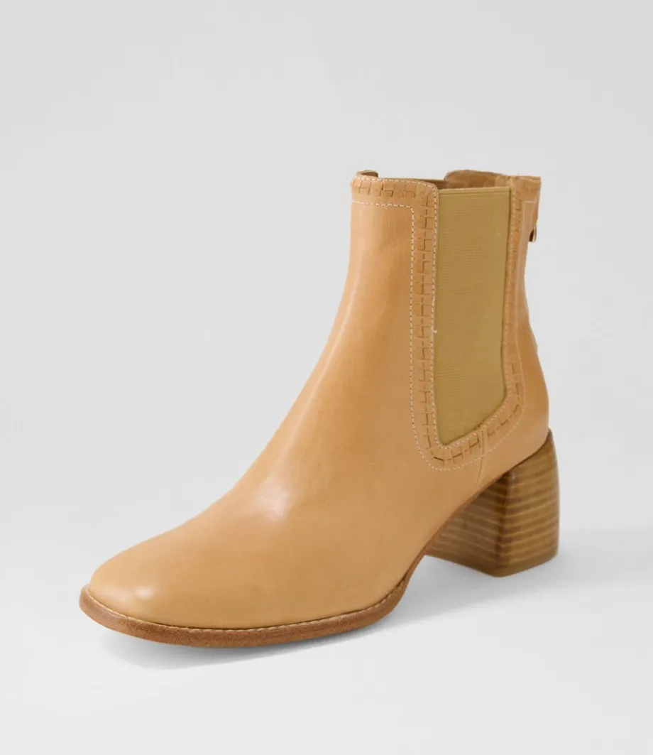 Played Light Tan Natural Leather Chelsea Boots<MOLLINI Best Sale