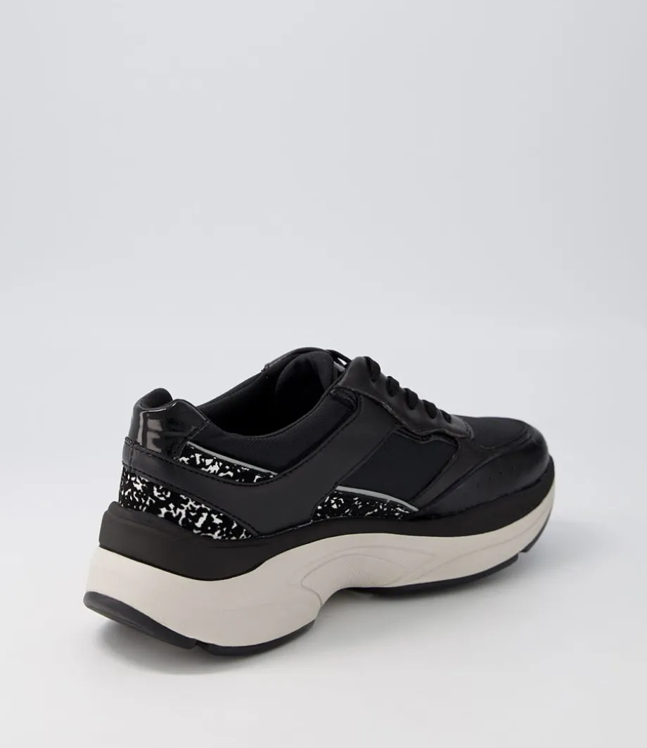 pro_black_leather_textile_sneakers_2.webp Pro Black Leather Textile Sneakers<ROCKPORT Cheap