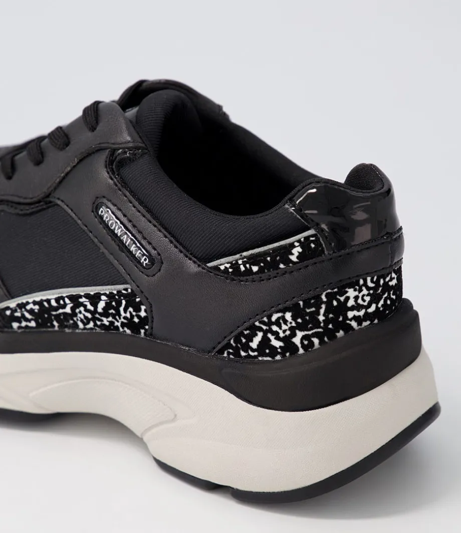 pro_black_leather_textile_sneakers_4.webp Pro Black Leather Textile Sneakers<ROCKPORT Cheap