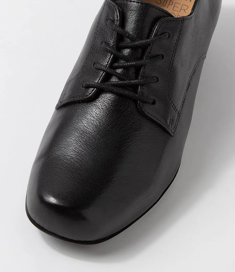 qessol_xw_black_leather_lace_up_heels_3.webp Qessol Xw Black Leather Lace Up Heels<ZIERA Best Sale