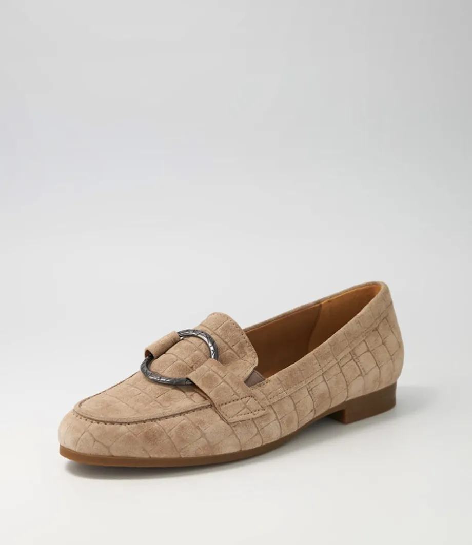 Quinn Silk Suede Brogues<GABOR Store