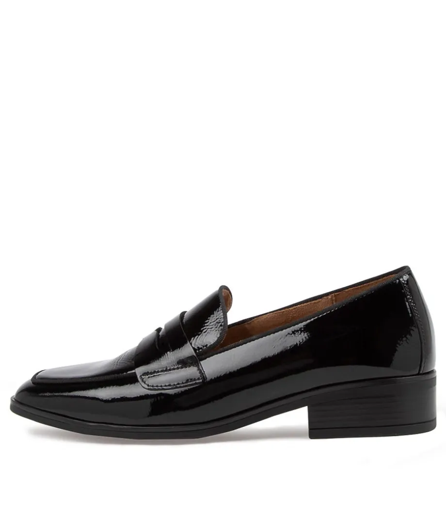 Rabke Schwarz Leather Loafers<GABOR Hot