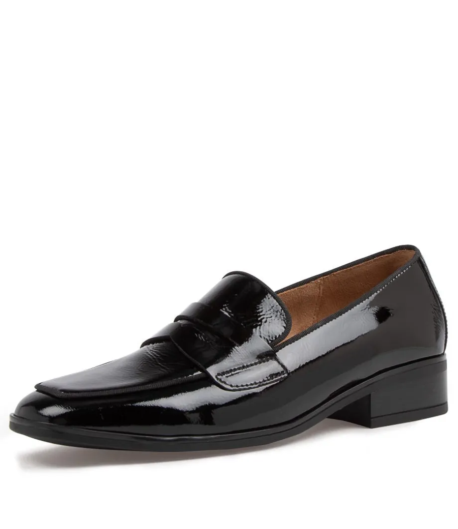 Rabke Schwarz Leather Loafers<GABOR Hot