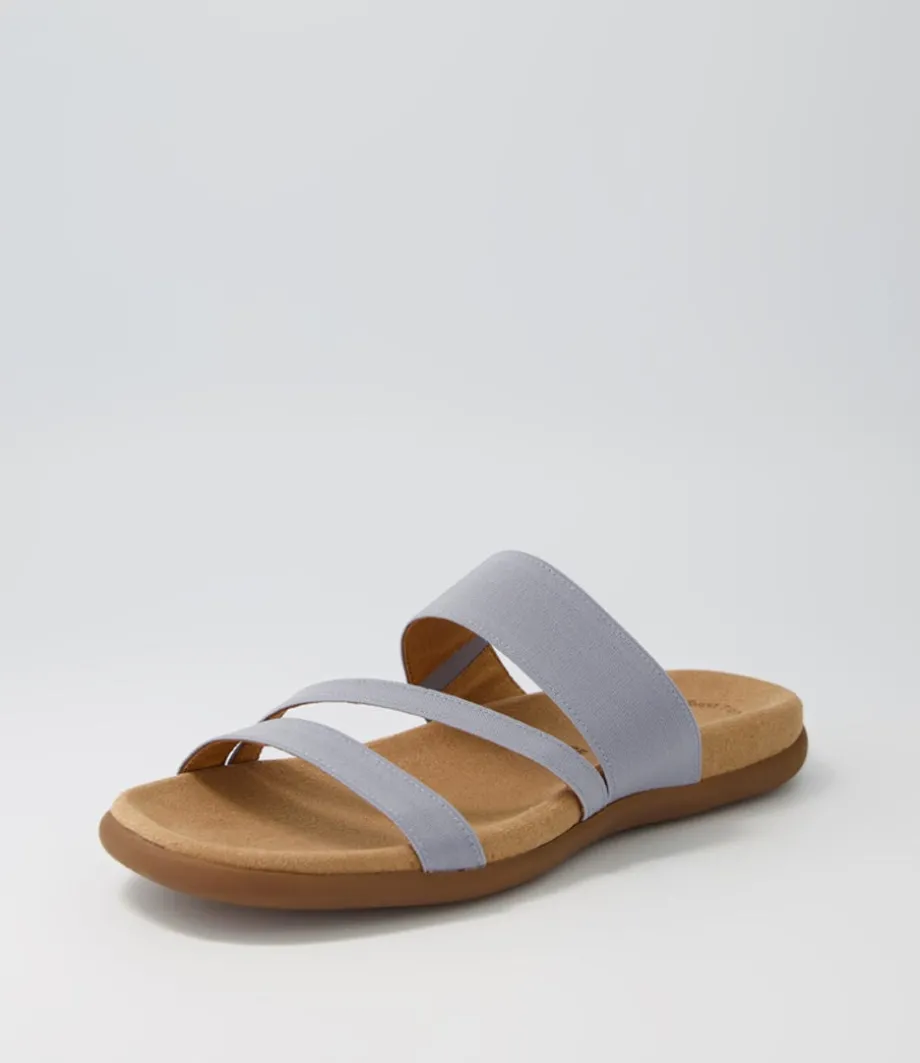 Rachie Aquamarin Elastic Sandals<GABOR Clearance