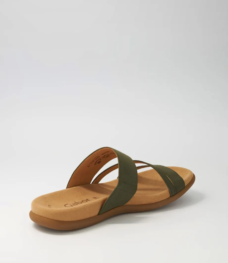 rachie_olive_elastic_sandals_2.webp Rachie Olive Elastic Sandals<GABOR Cheap