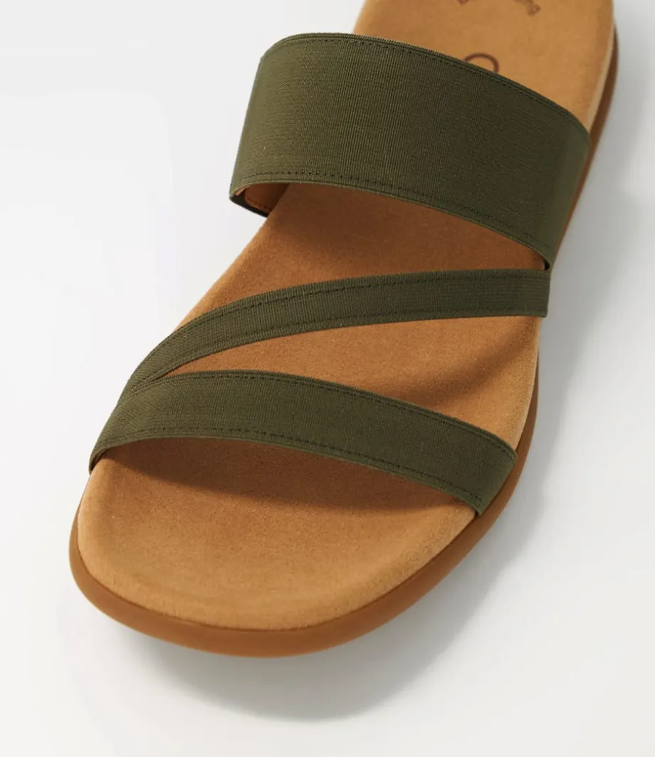 rachie_olive_elastic_sandals_3.webp Rachie Olive Elastic Sandals<GABOR Cheap