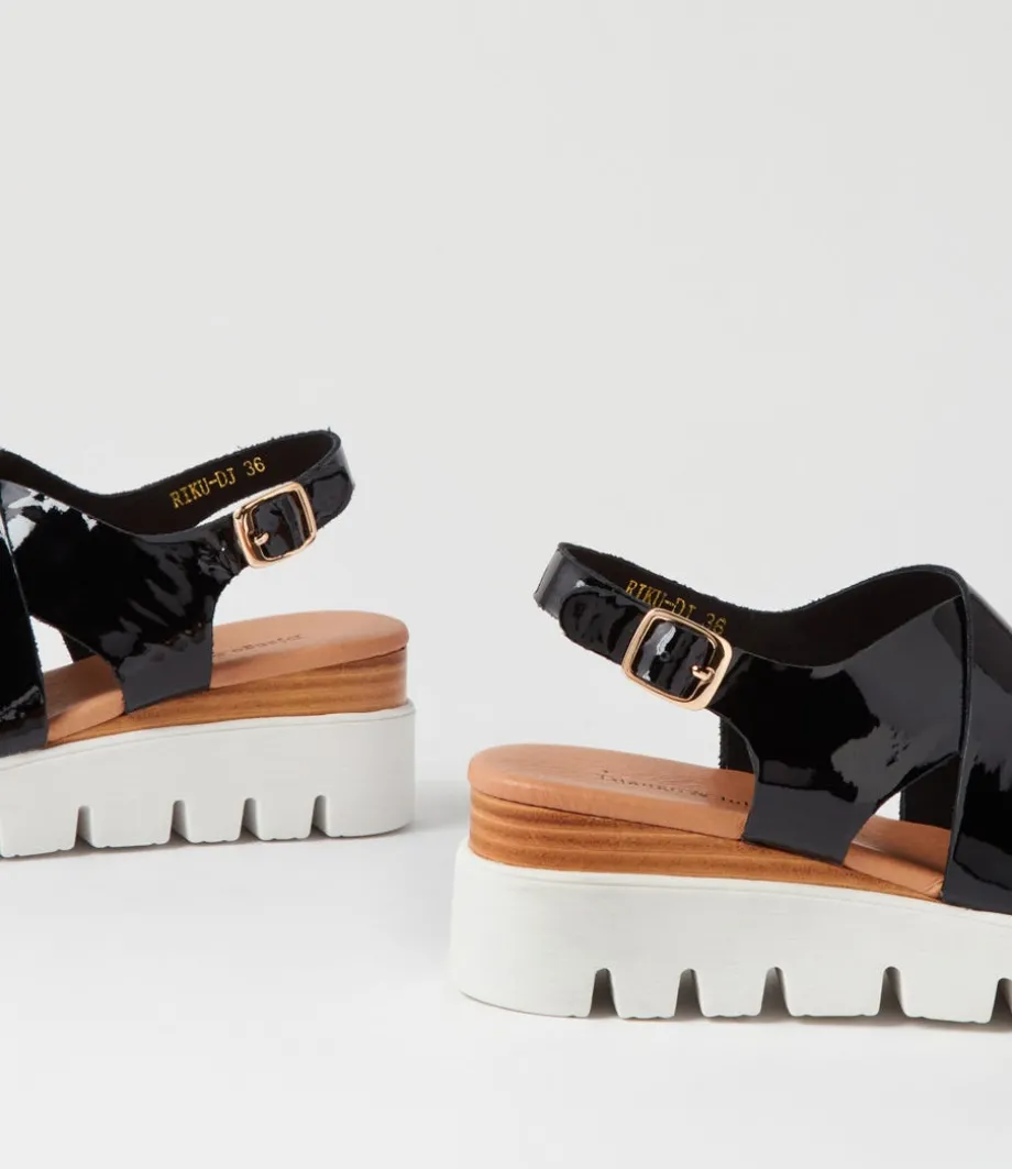riku_black_natural_white_patent_sandals_4.webp Riku Black Natural White Patent Sandals<DJANGO & JULIETTE Cheap