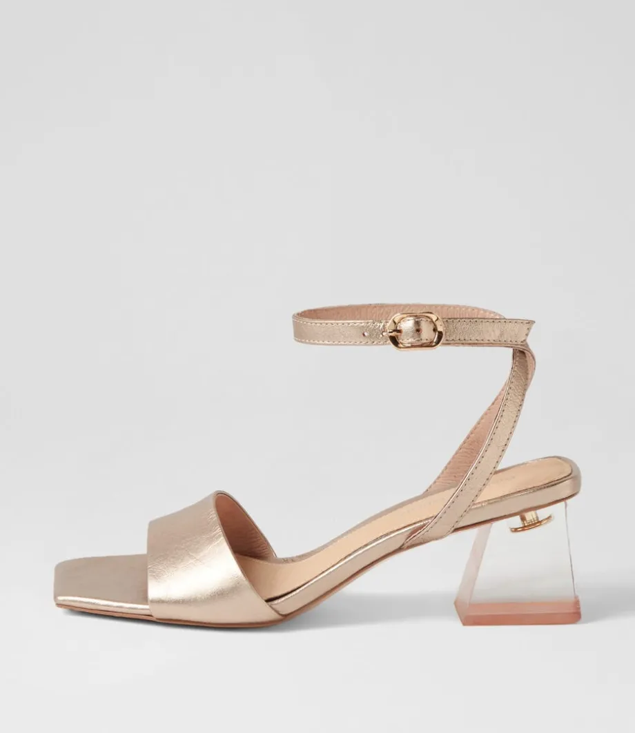 Rolo Champagne Leather Sandals<DJANGO & JULIETTE Cheap